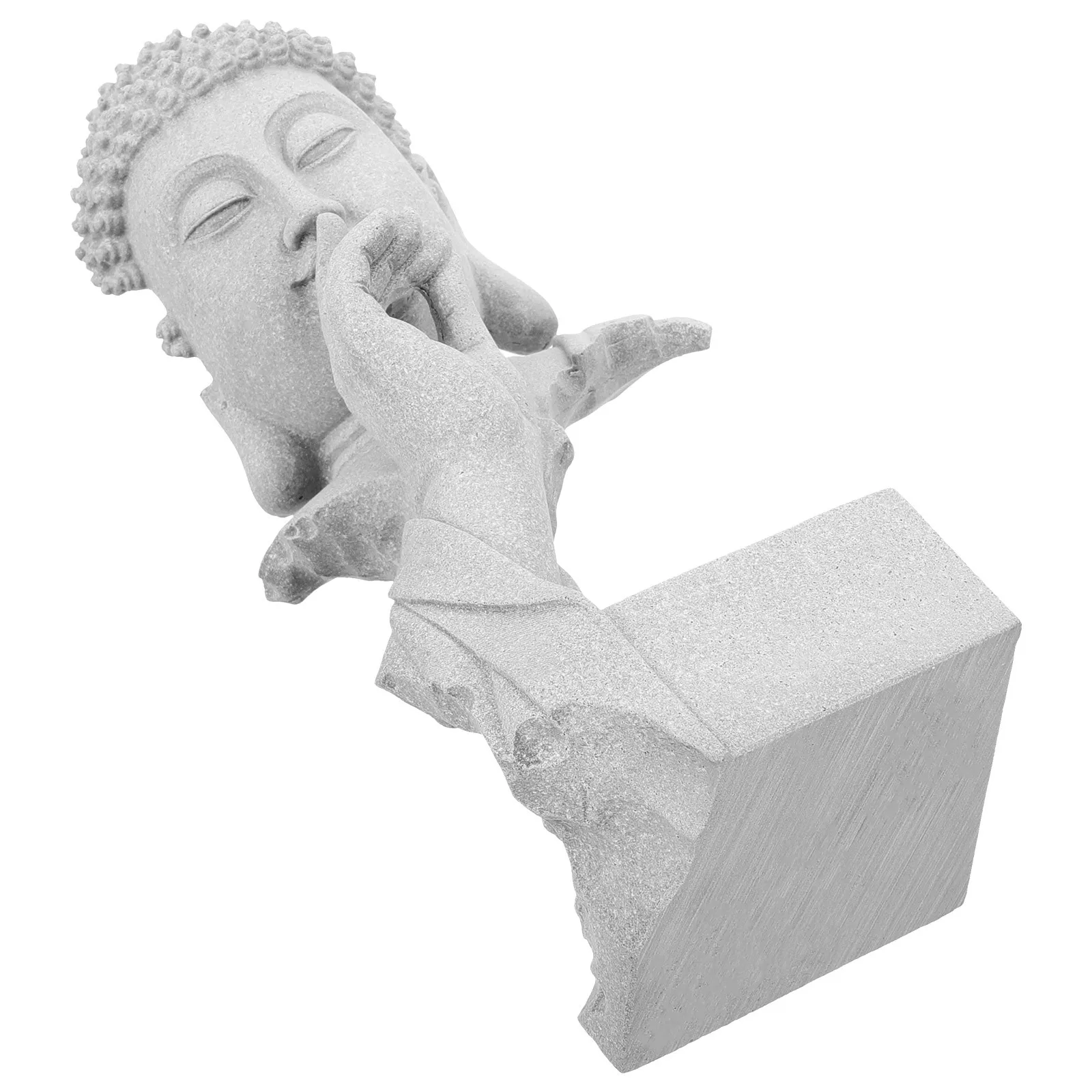 

Buddha Statue Aquarium Decoration Exquisite Details Fish Tank Ornament Peaceful Meditation Religious Culture Retro Sacred