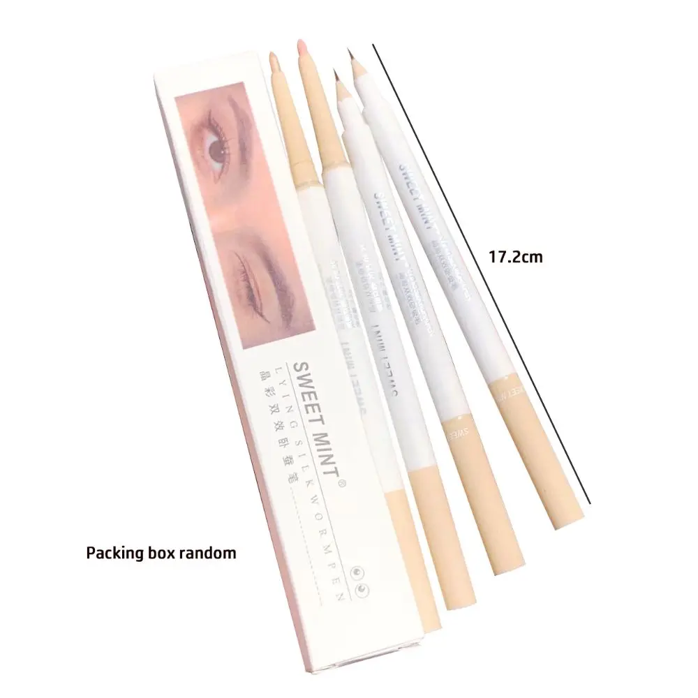 Stylo ombre à double tête étanche, flash fin, éclaircissant, contour, cosmétique, longue durée, sous la paupière, nouveau