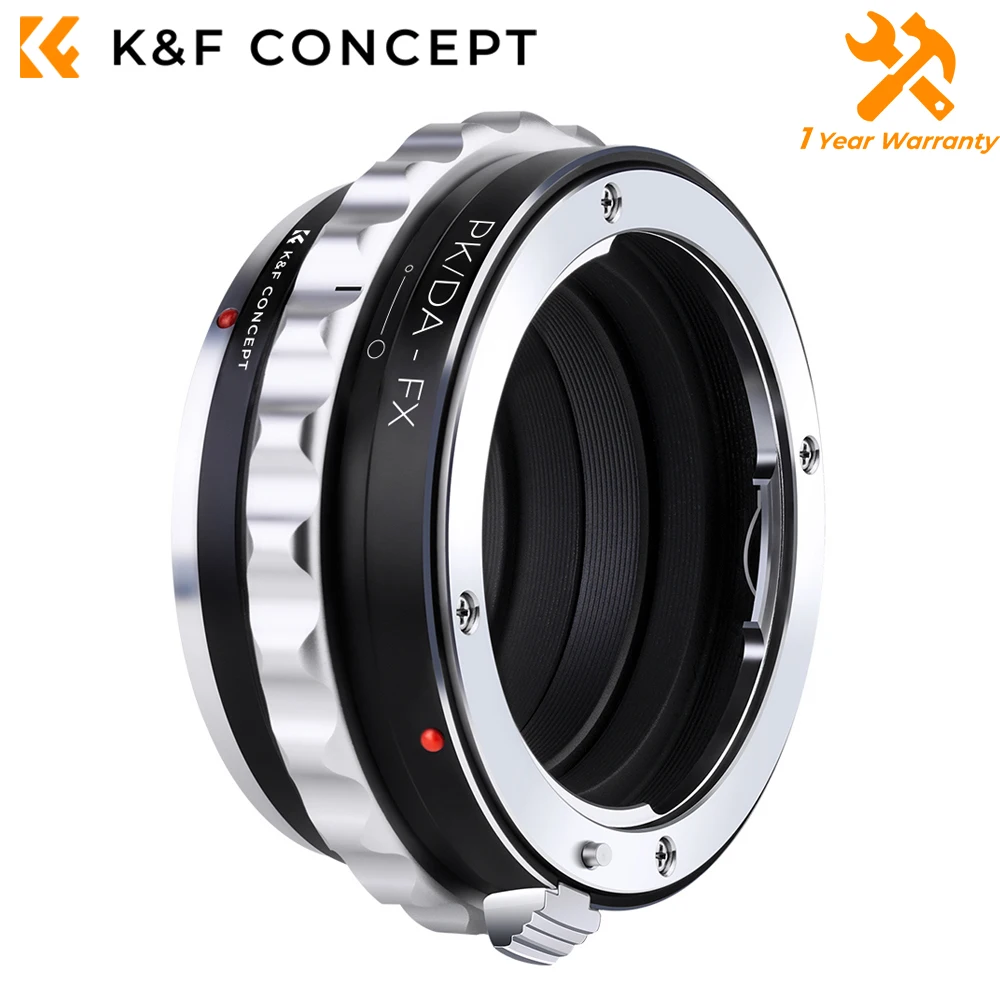 

K&F Concept Lens Mount Adapter Aperture Control Ring for Pentax K/M/A/FA/DA Mount Lens to Fujifilm Fuji X FX XT2 XT20 XE3 X-A3