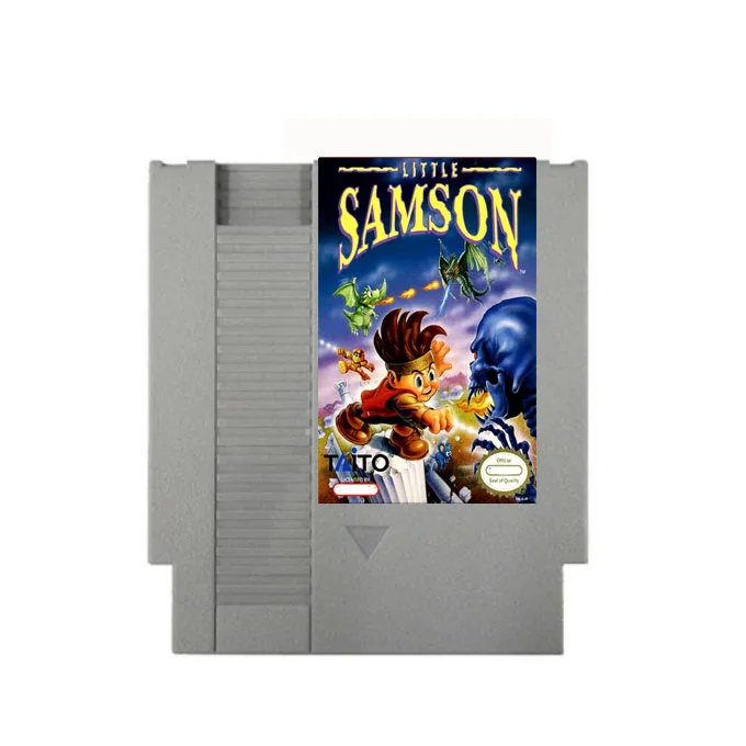 Little Samson-72pins Game cartridge suitable for 8 bits NES video game console