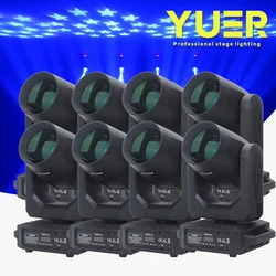 8Pcs/lot 200W LED Beam Spot Moving Head Stage Effect Lighting For DJ Disco Events Party DMX Lamp 8 Gobos Colors Beam Fixtures