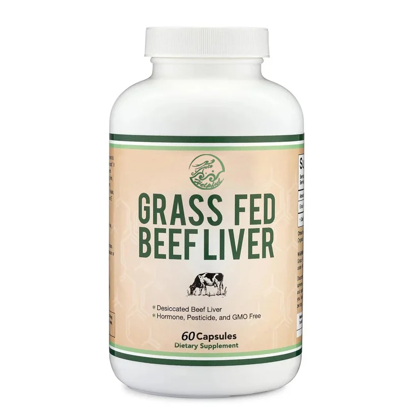 Beef Liver Capsules contain 1000 milligrams of grass fed beef liver supplements, used for digestive, immune, and energy health