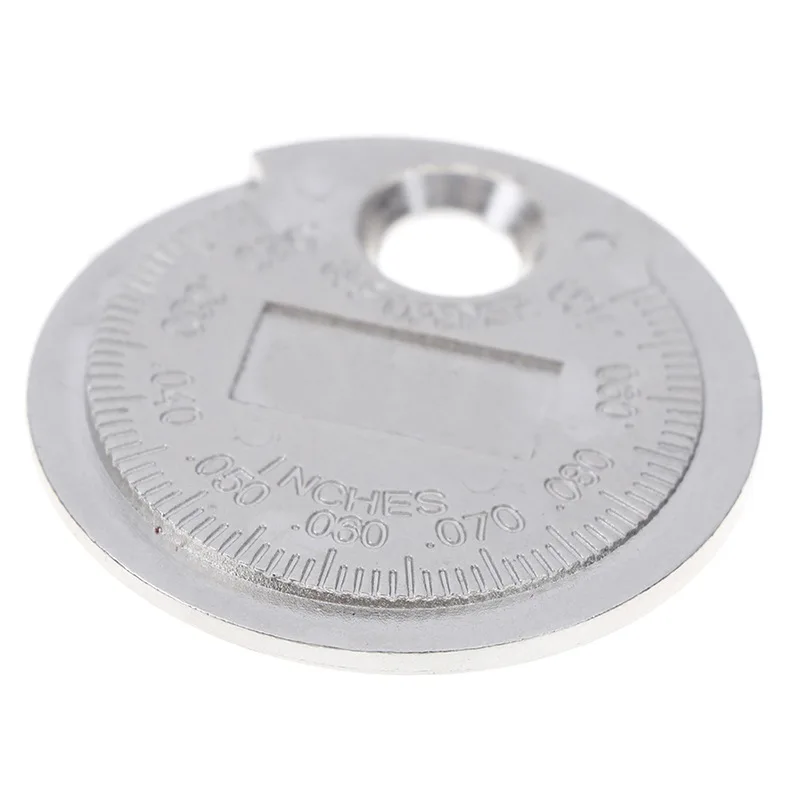 Feeler Tool Spark Gap Gauge Mobile Maintenance Dual Measuring System 0.02-0.1 Inch Range Compact Portable For Engine Maintenance