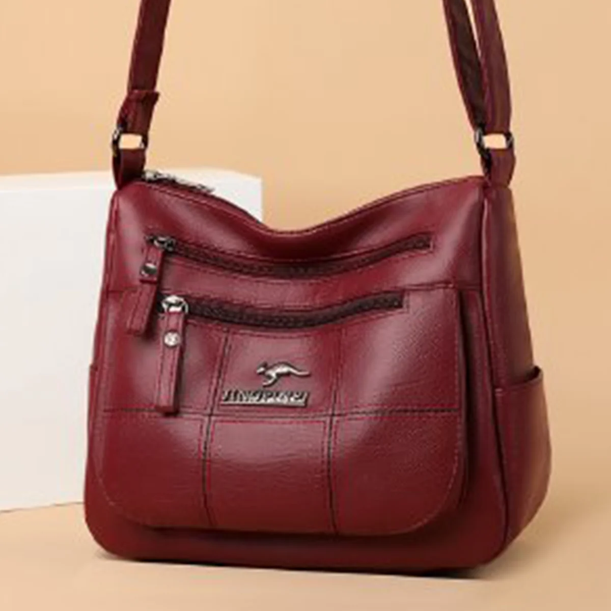 1pc casual simple solid color large capacity shoulder bag crossbody bag for women\'s travel/commuting