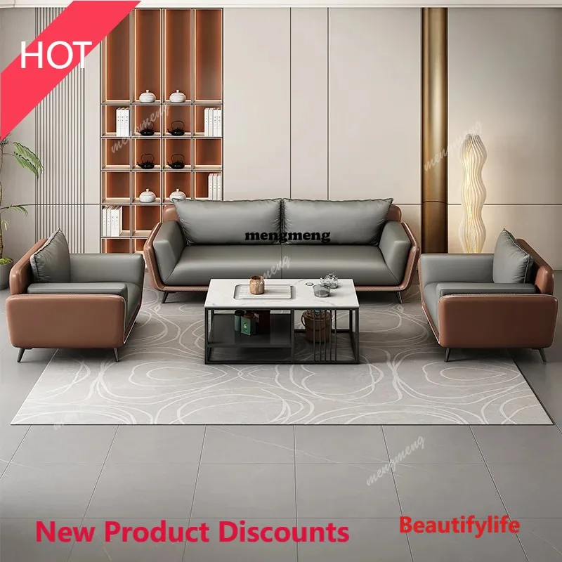 

03A Sleek Durable Office Sofas Beautiful Simple Design Modern Office Sofas Soft Useful Office Furniture Gado Mai Matasai