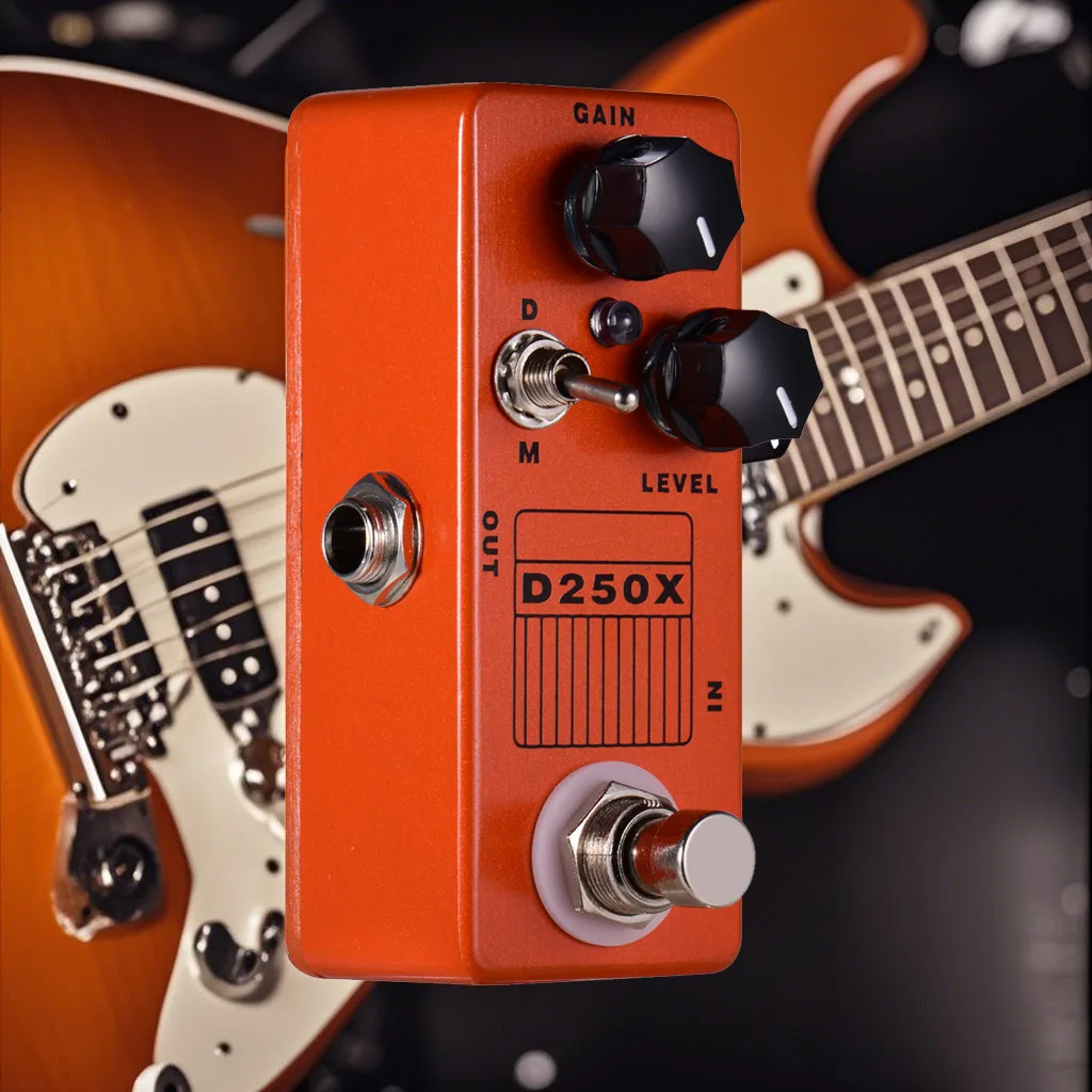 Mosky Guitar Effect Pedal D250X  Mini Overdrive Preamp with True Bypass Switch