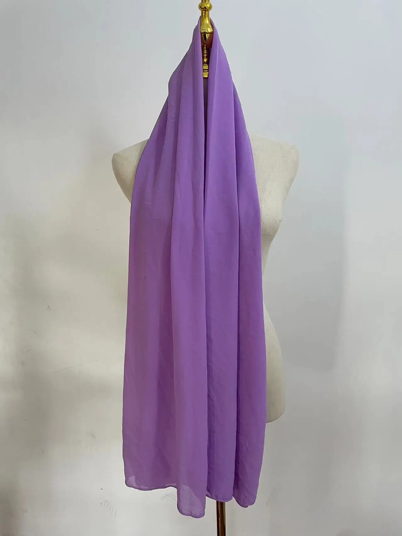 Fashion pure color islamic scarf Chiffon Scarf headkerchief Hijab factory outlests Do wholesale