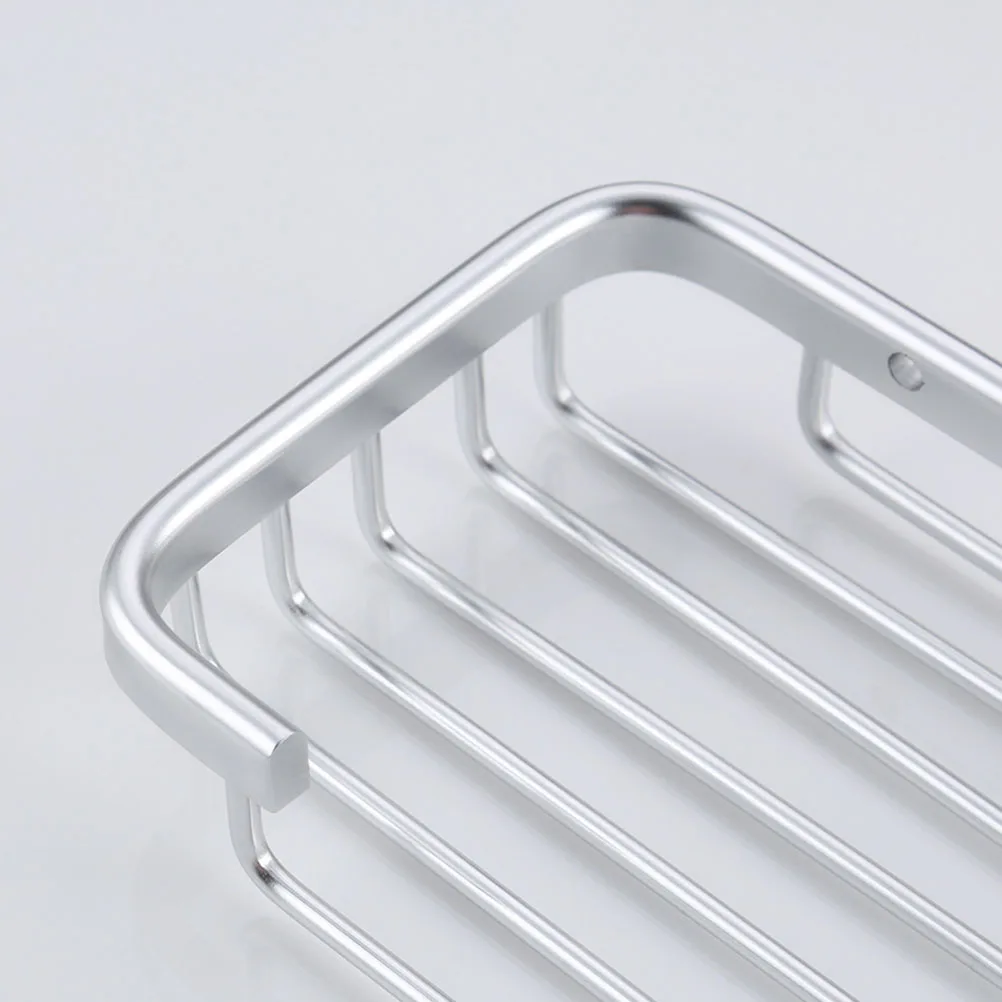 

Aluminium Soap Holder Tray Round Container Storage Soap Container Basket Bathroom Kitchen Accessories Durability