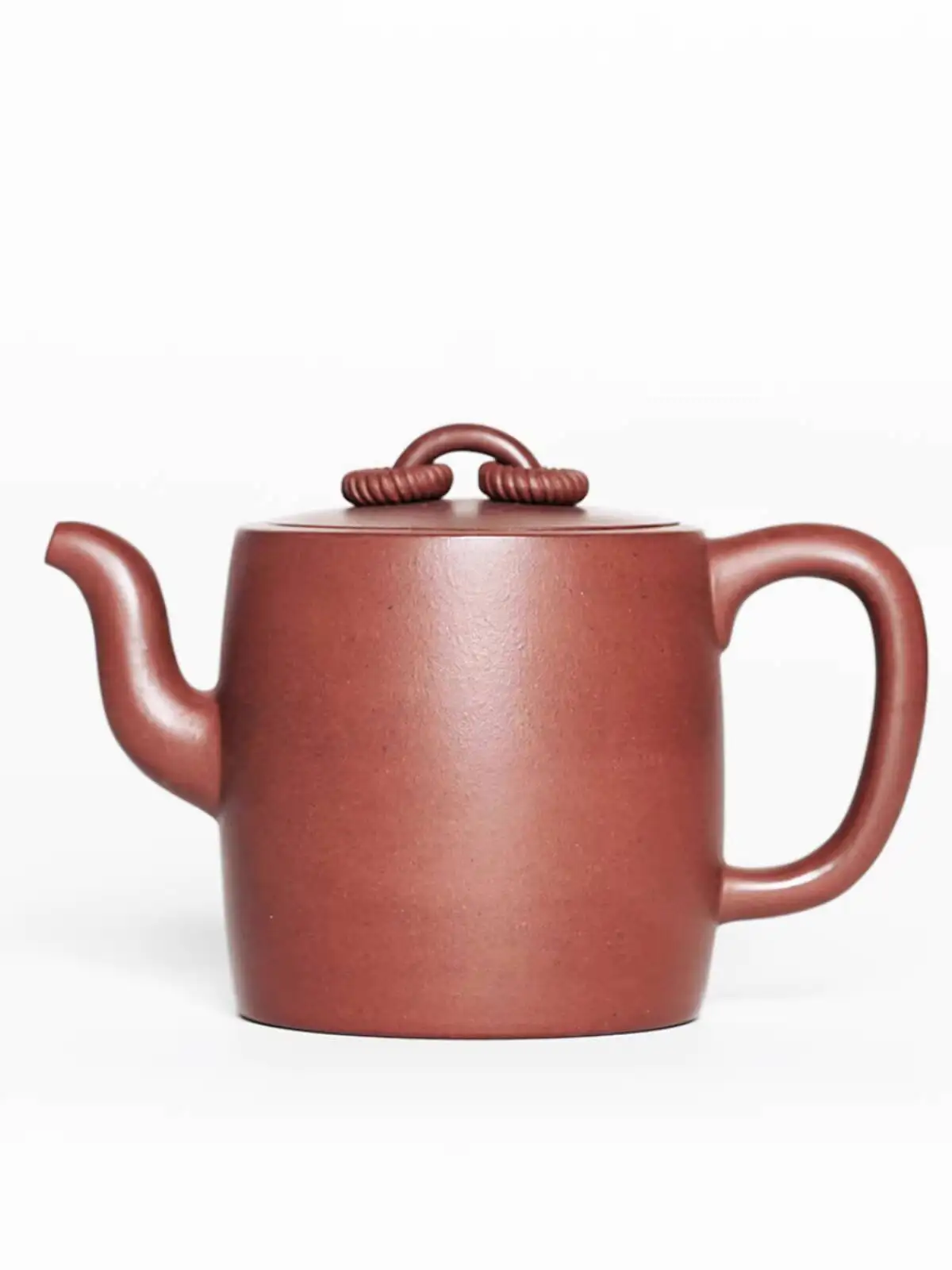 

Исинский глиняный горшок Цзинчжоу с двойным кольцом, изготовленный из оригинальной минеральной фиолетовой глины, маленький чайник ручной работы