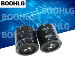 1PCS 15000UF 35V electrolytic capacitor 35V 15000UF 35X35 GU 105 degrees