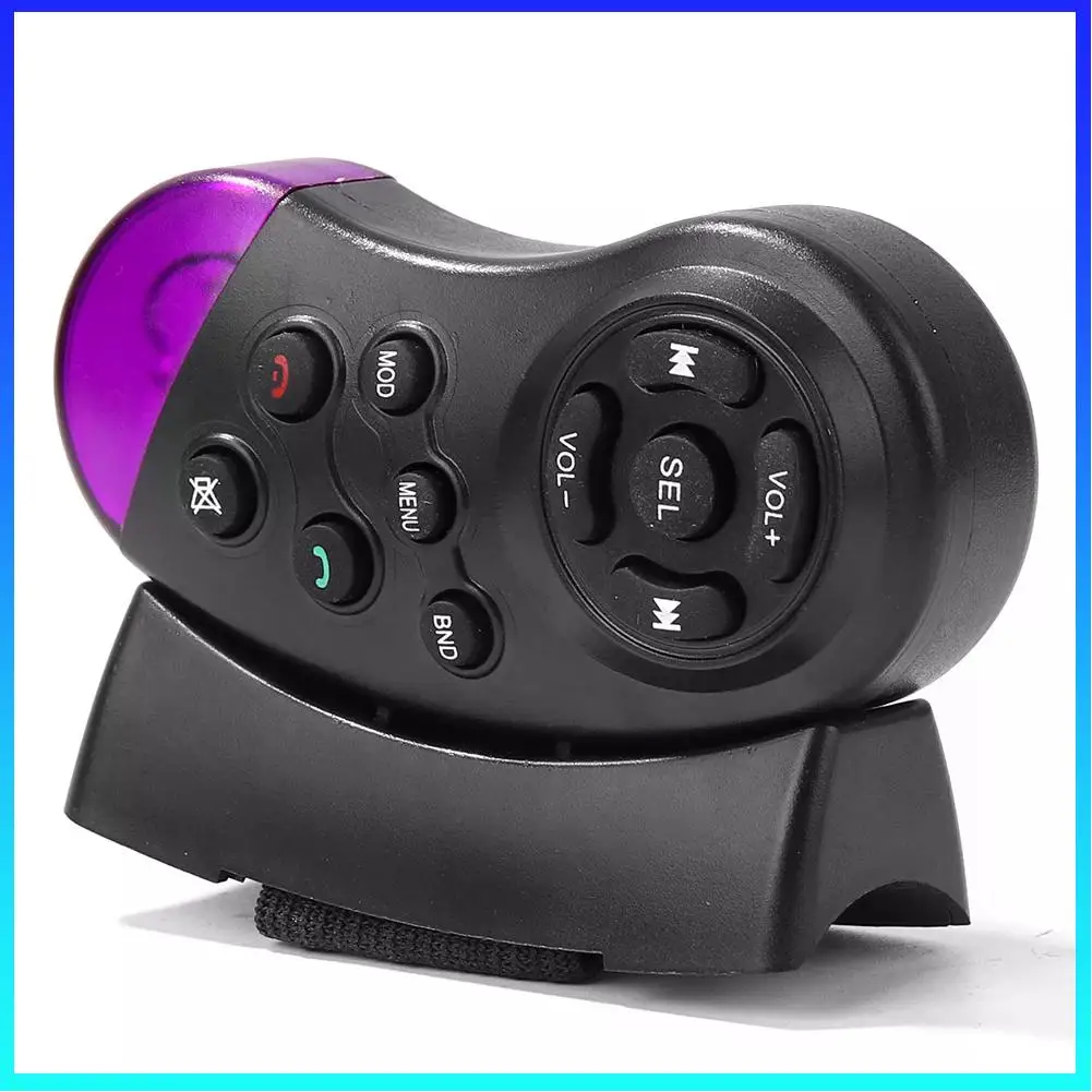 11-Key Wireless Steering Wheel Remote Control Battery Operated Vehicle MP3 DVD Stereo Button Wireless Control for Car Radio DVD