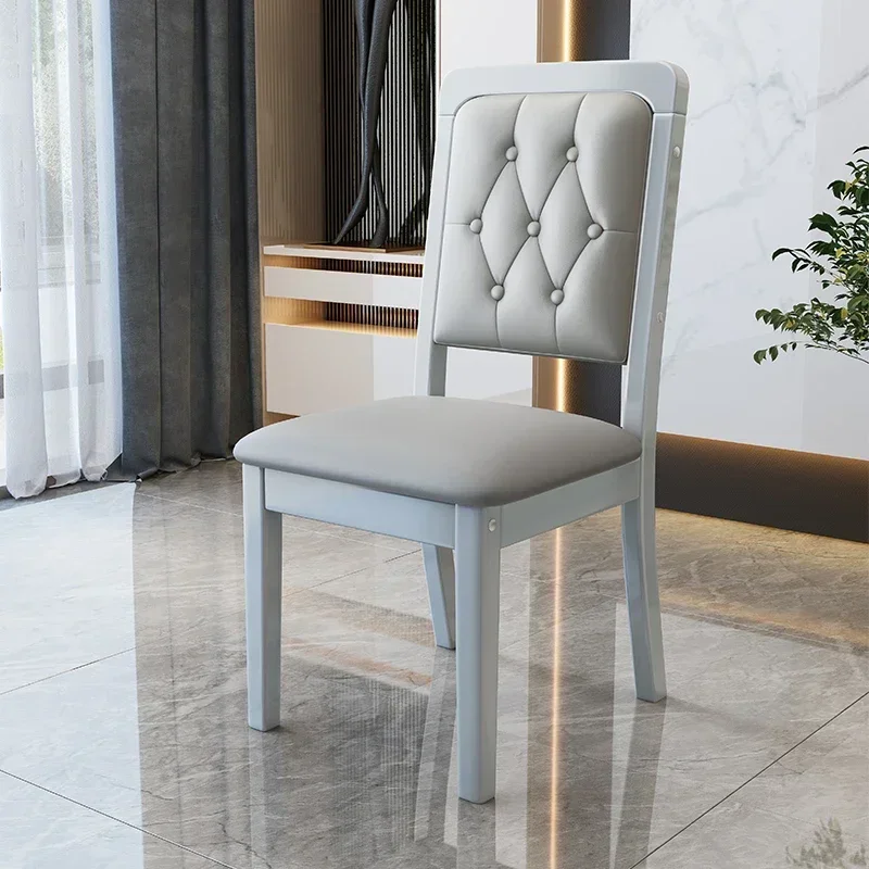 Ultralight European Dining Chairs Luxury Nordic Beautiful Kitchen Dining Chairs Modern Wood Muebles Para Home Furniture