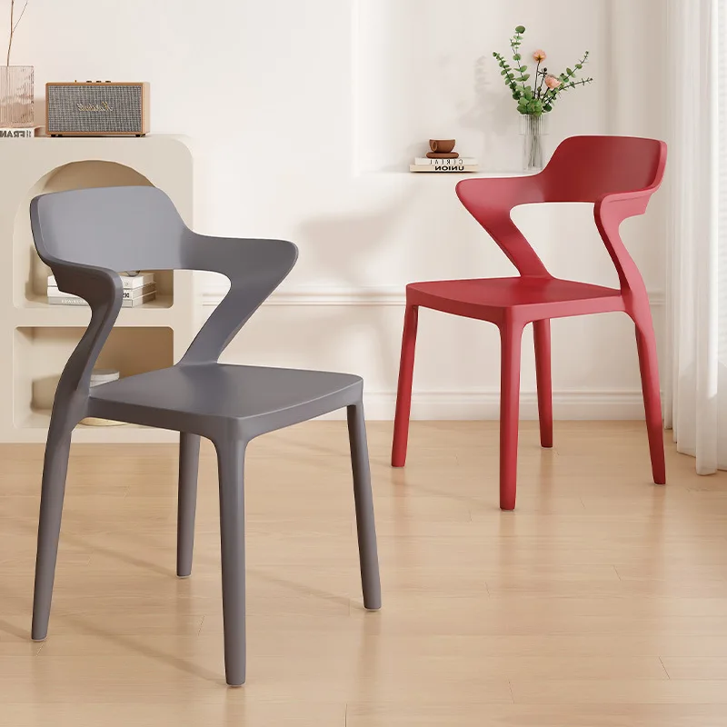 

Restaurant Plastic Dining Chairs Indoor Stackable Chairs Comfortable Lightweight Event Lounge Chair
