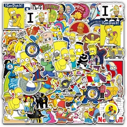 10/30/50/100pcs The Simpsons Cartoon Stickers Funny Comedy Family Anime Sticker Kids Toy DIY Phone Laptop Cute Cool Decals Packs