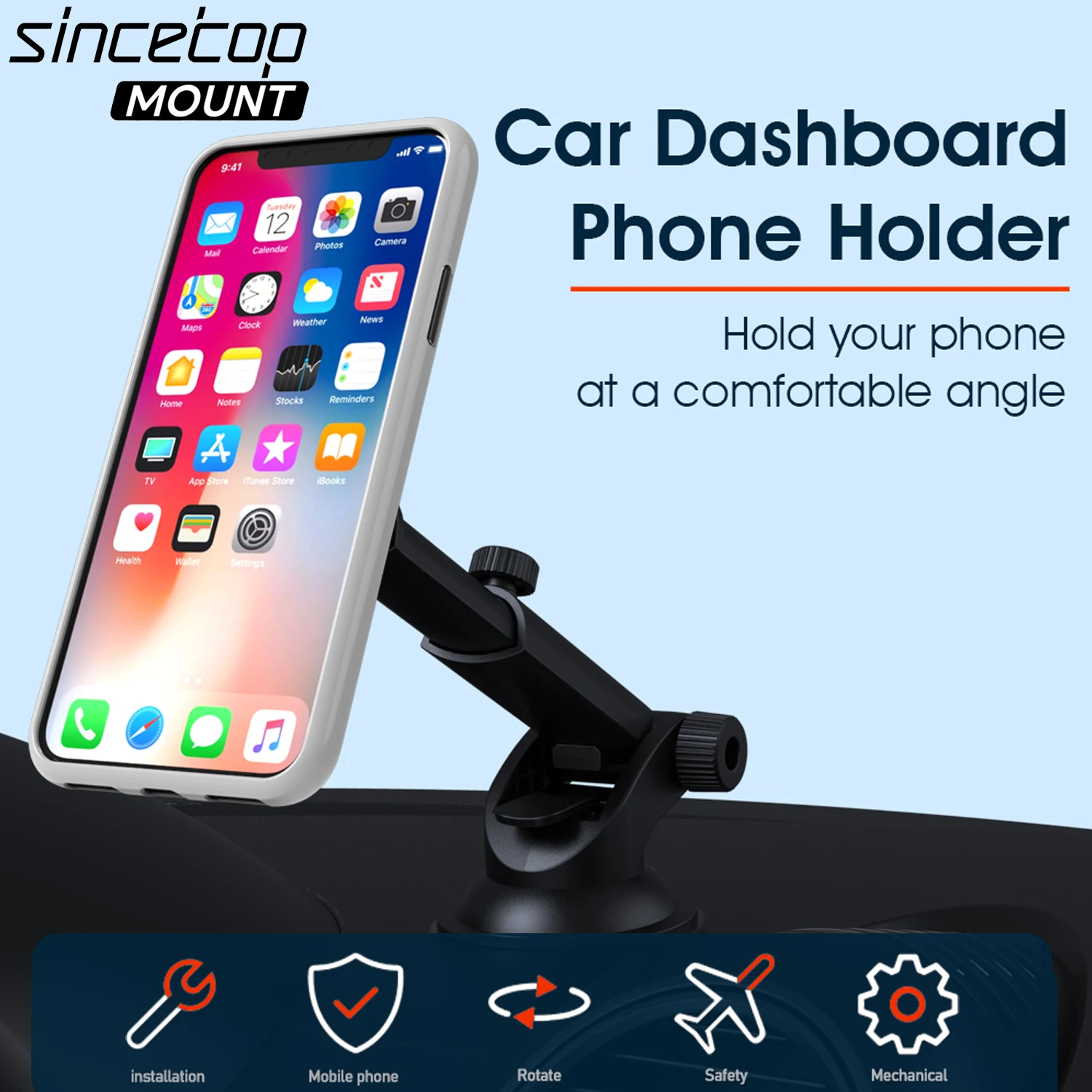 

car phone holder mount.Foldable Phone & Tablet Stand-360° Rotating Desktop Holder for Smartphones, Tablets, and More