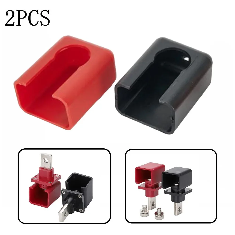 2X Lthium Battery Terminal Battery Connector Energy Storage Terminal Dust Cover Snap-On Guards Dust Guards Wire Connectors