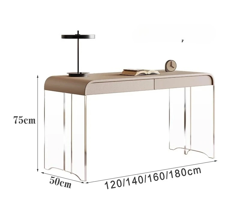 

Акриловый подвесной стол, современный простой бытовой стол для маленькой квартиры, письменный стол, кремовый ветровой комод, встроенный