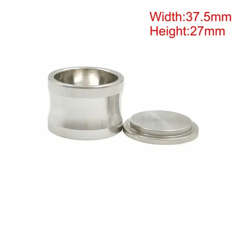 Durable Dental Bone Meal Mixing Bowl with Lid Stainless Steel Bone Powder Cup Dentistry Implant Instrument