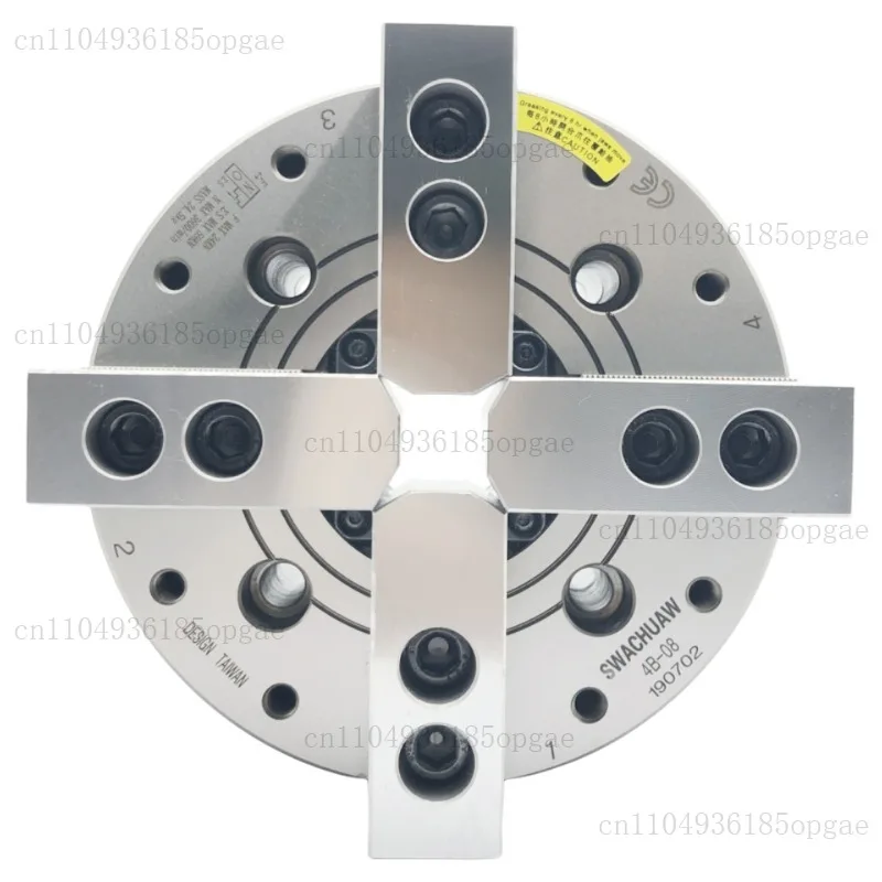 Four-jaw hydraulic chuck Hollow 4-jaw chuck 5 6 inch 8 10 inch 12 hydraulic power chuck