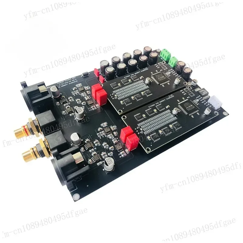 R-2R XY-SLR complementary resistive step differential balanced decoder board