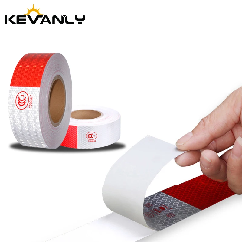Motorcycle Truck Tail Anti-Collision Avoidance Warning Sticker Motorcycle Driving Luminous Sticker Side Scratch proof Sticker