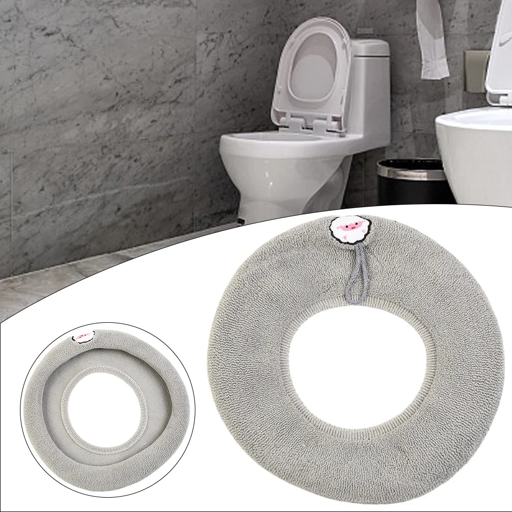 

Home Furnishings Toilet Seat Cover Home 36x44cm Good Contractile Good Flexibility Spandex Very Soft High Quality Practical