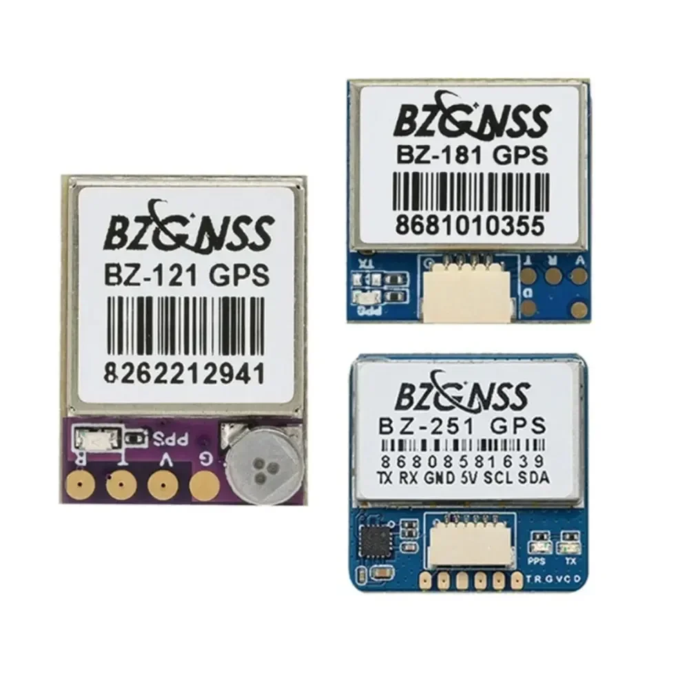

BZGNSS BZ-251 BZ-181 BZ-121 GPS Module Dual Protocol FPV Return Hover F7 F4 Flight Control Fixed Wing Return Rescue Drone Parts