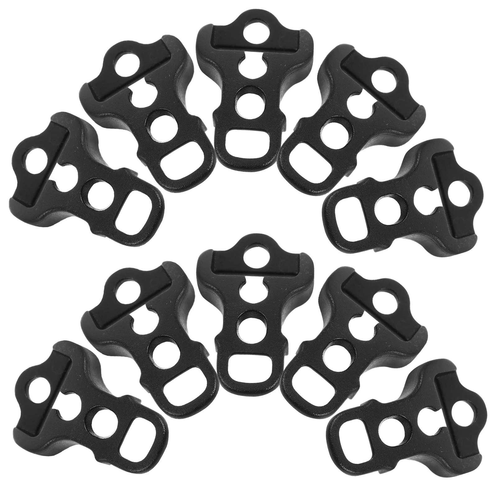 

10Pcs Wind Rope Buckle Plastic Tent Clip Adjustable Outdoor Camping Supplies Tent Rope Tensioner Tarp Canopy Accessories