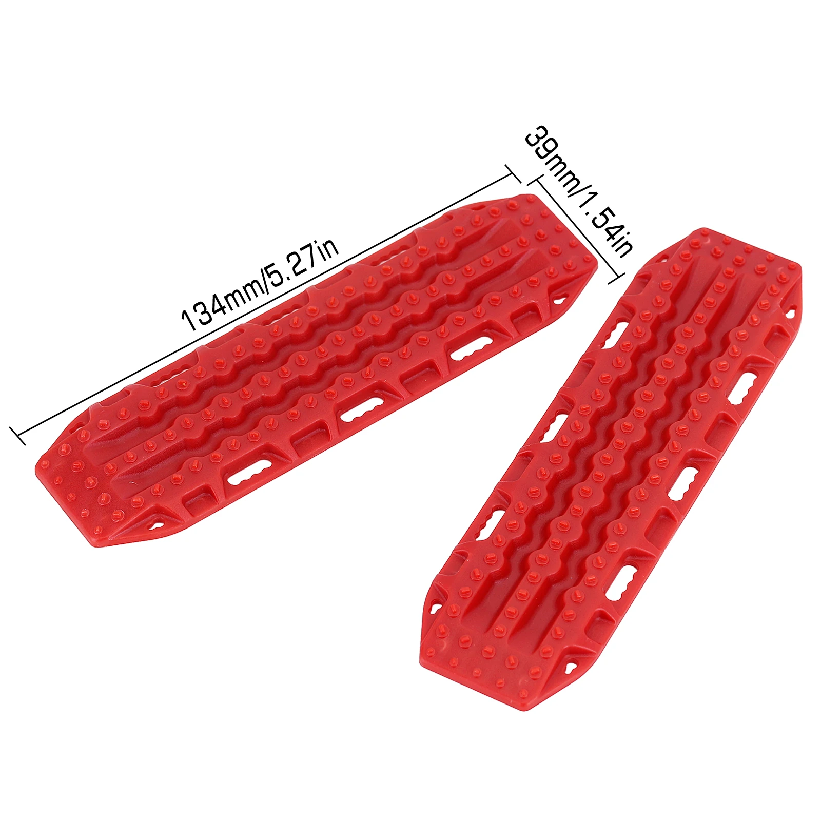 INJORA 2PCS 134*39mm Plastic Sand Ladder Recovery Board for 1:10 RC Crawler TRX-4 TRX-6 Axial SCX10 Redcat Gen8 VS4-10