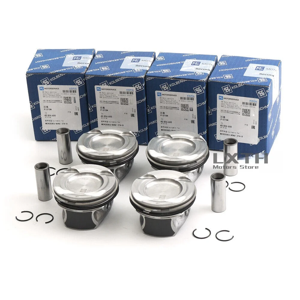 4x Pistons Rings Set STD KS A2740302317 For Mercedes-Benz M274.910 1.6T C180 CGI E180 SLC180