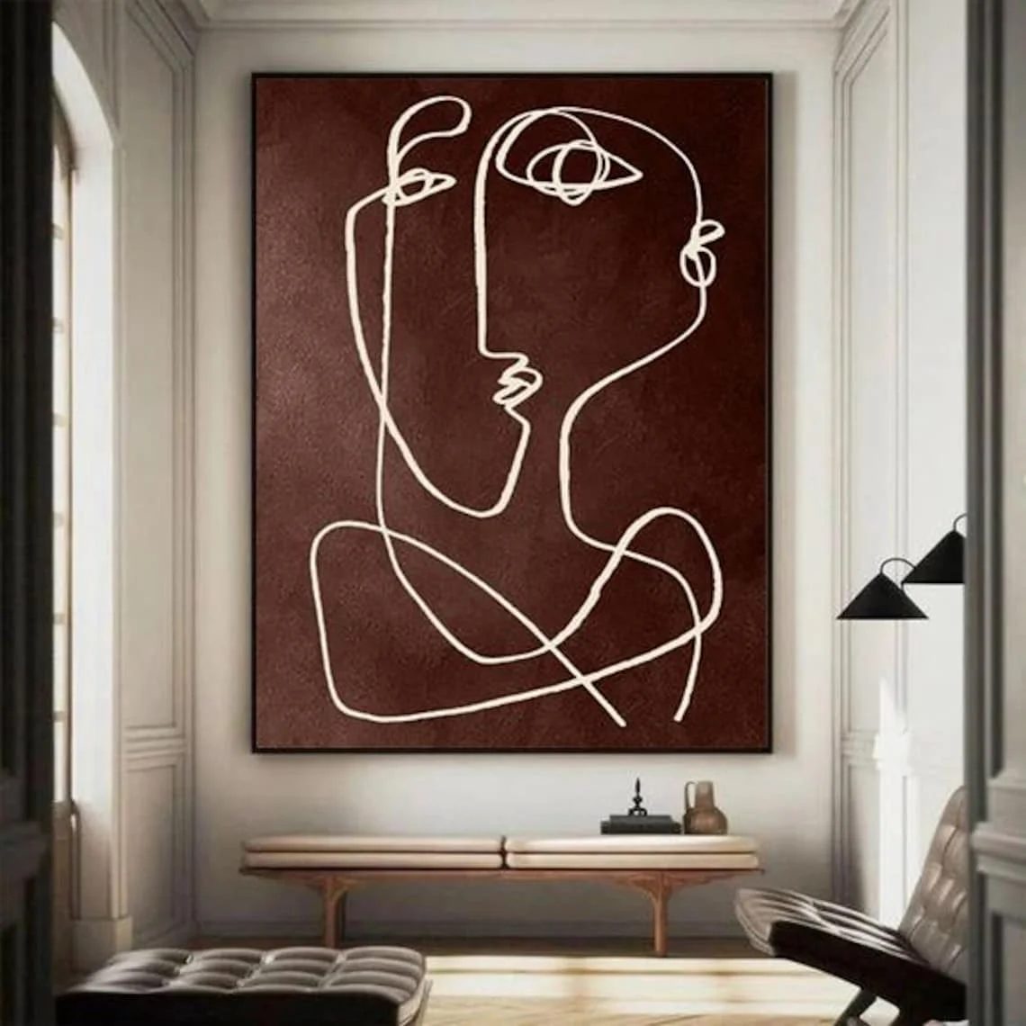 linea-beige-minimalista-pittura-fatta-a-mano-volto-umano-arte-astratta-texture-marrone-pittura-wabi-sabi-pittura-a-olio-moderna-wall-art