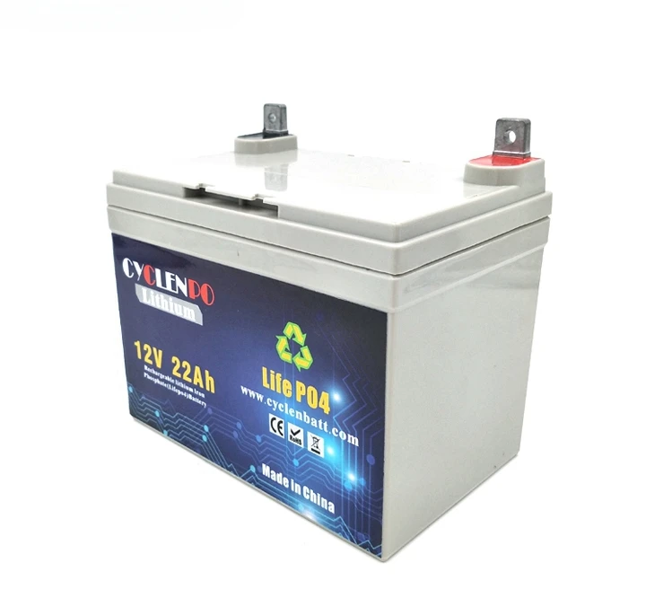 Long Cycle Life Lithium Ion Battery 12v 22ah Lifepo4 Battery for Led Lighting and Electric Power Tool