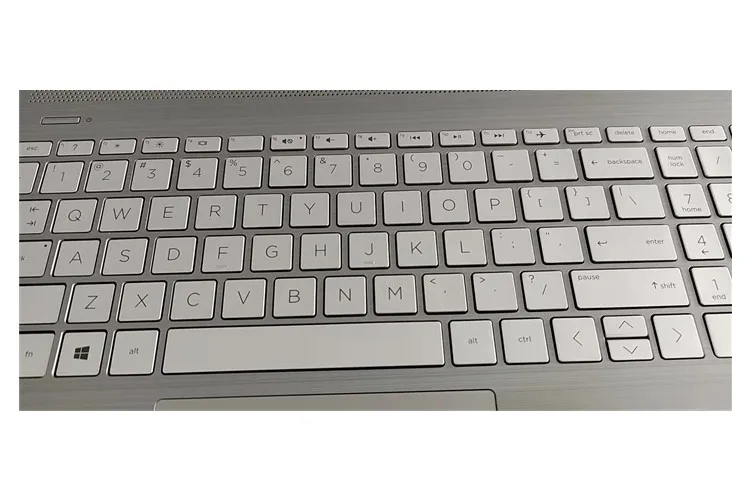 Imagem -03 - Teclado do Case Superior do Apoio de Mãos do Portátil para hp 250 255 g8 15s-du dw Prata L52023001 L52023-001 Novo