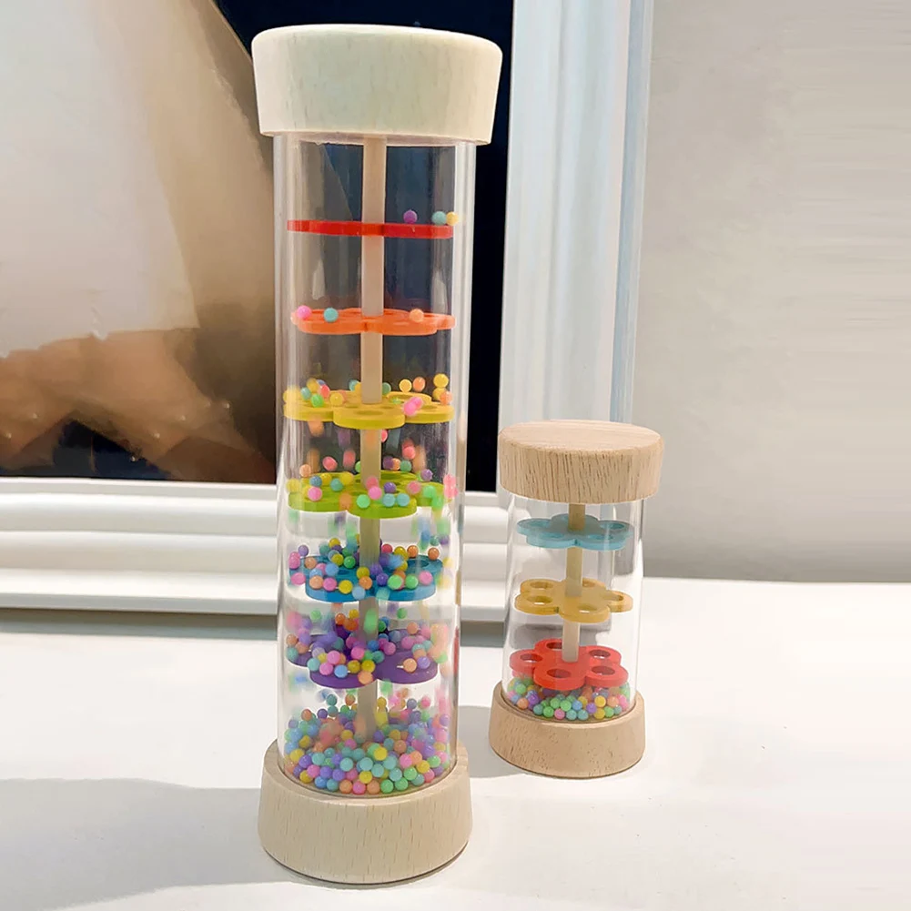 Bâton Tube Shaker effet sonore de pluie immersive Instrument de musique auditif sensoriel jouets éducatifs de musique précoce pour enfants enfants
