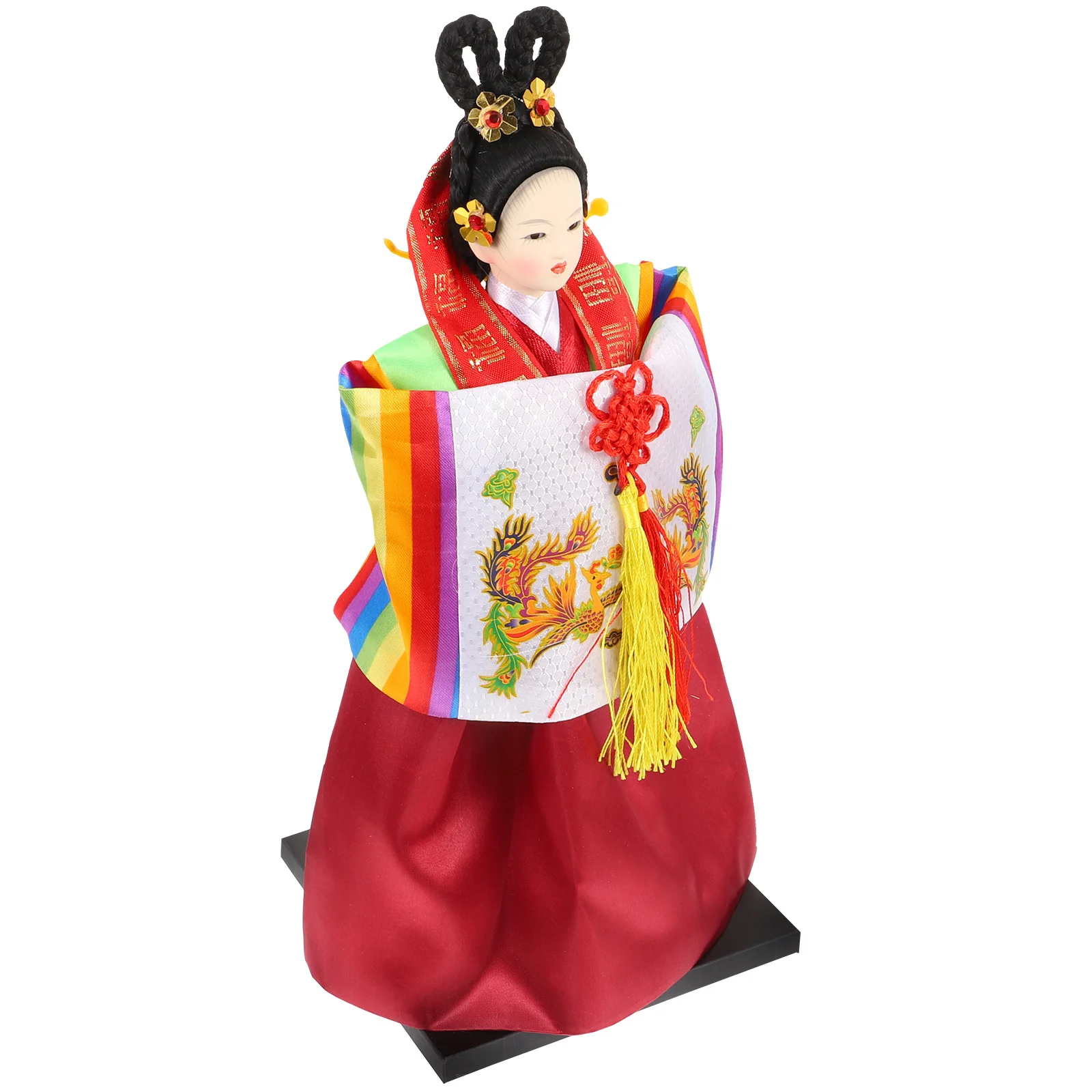 Japanese Korea Female Statue Korean Style Hanbok Traditional Figure