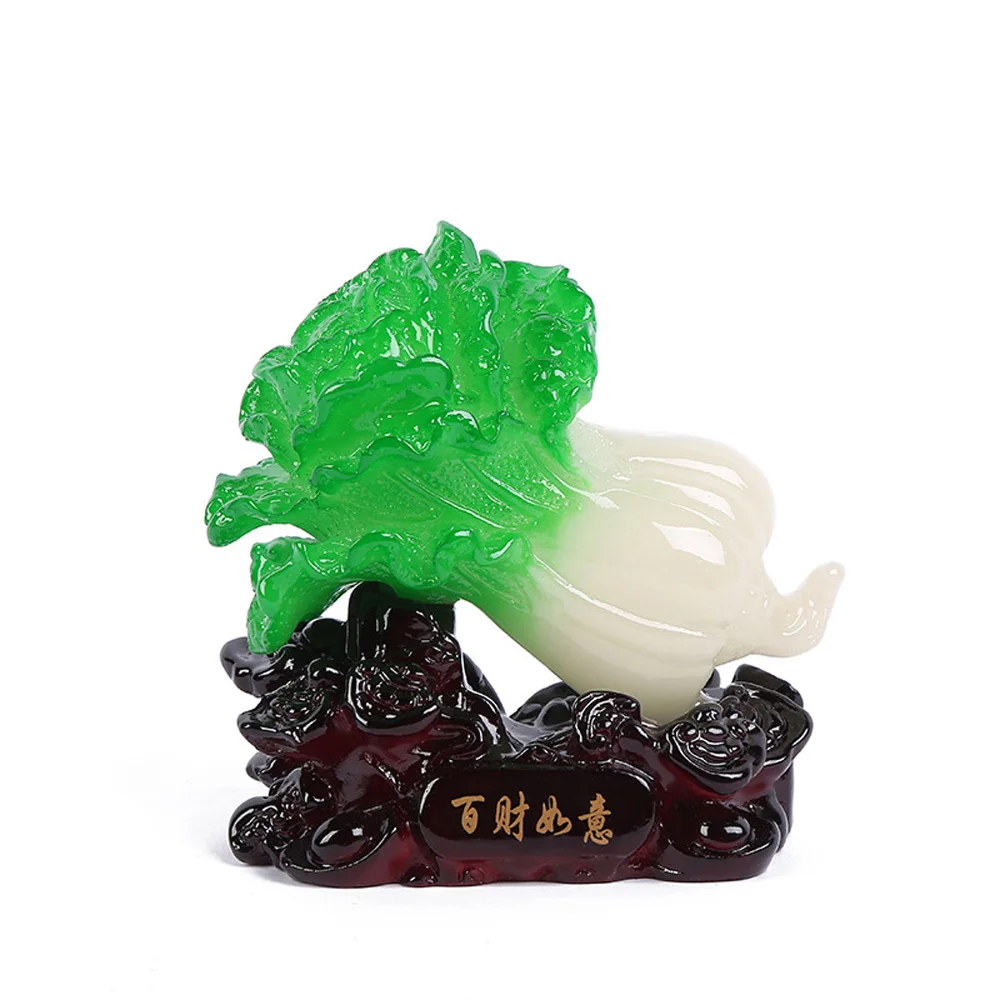 

mini size 10cm*11cm*5cm resin material artificial Jadeite Cabbage&Jade cabbage for decoration Ornaments and gift