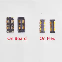 5Pcs Inner FPC Battery Flex Clip Connector For Lenovo Z5 L78011 Battery Holder Clip Contact On Board