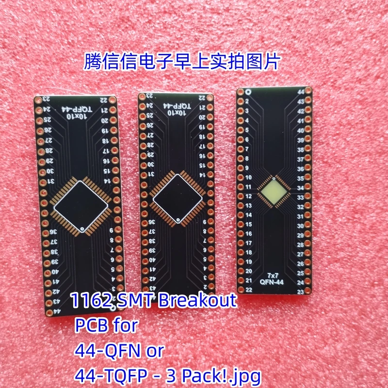 PCB SMT Breakout 1162 para 44-QFN o 44-TQFP-Paquete de 3 ESP32