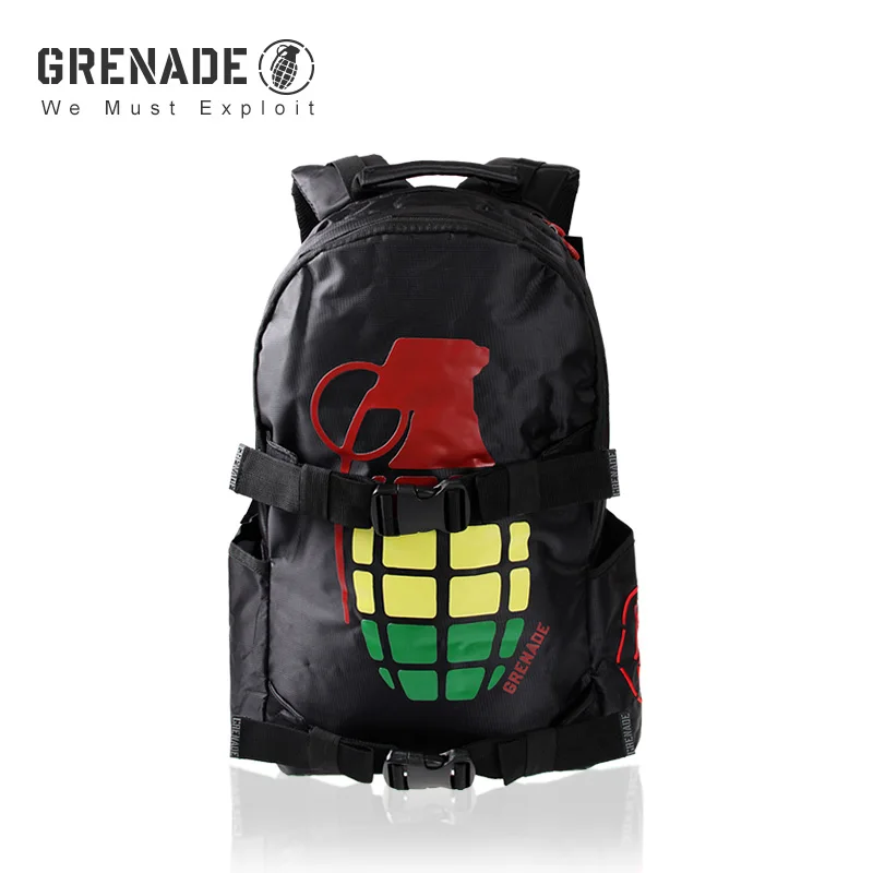 GRENADE Zaino da Skateboard Borsa Sportiva Zaino da Esterno Alla Moda Zaino da Viaggio Multifunzionale Zaino Professionale Unisex