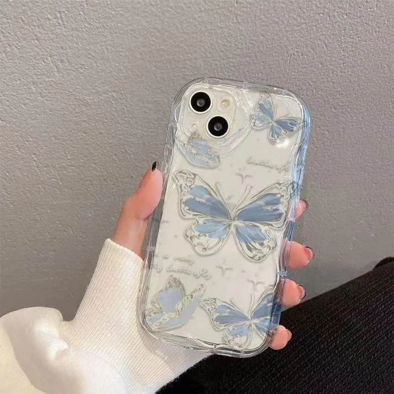 Case For VIVO V40 V30 V30E V29E V27E V25E V23E V21E V27 V25 V23 V20 Y15S Y15A Y01 Y16 S1 V15 Pro cover Soft Butterfly