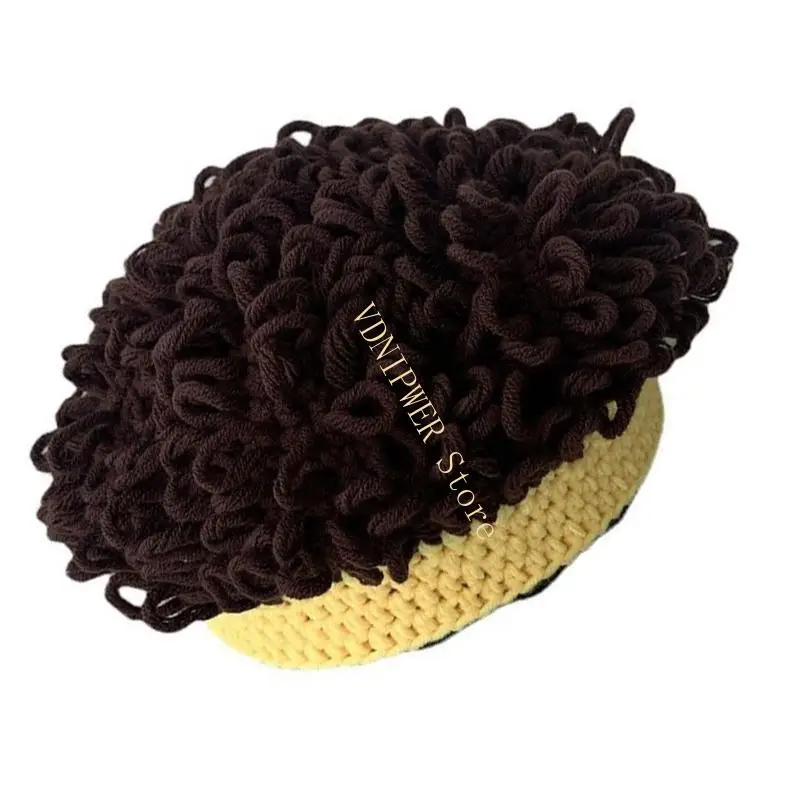 Chapeau extensible unisexe pour enfants, haut bouclé accessoire Costume pour les jours froids, les dates jeu D08E