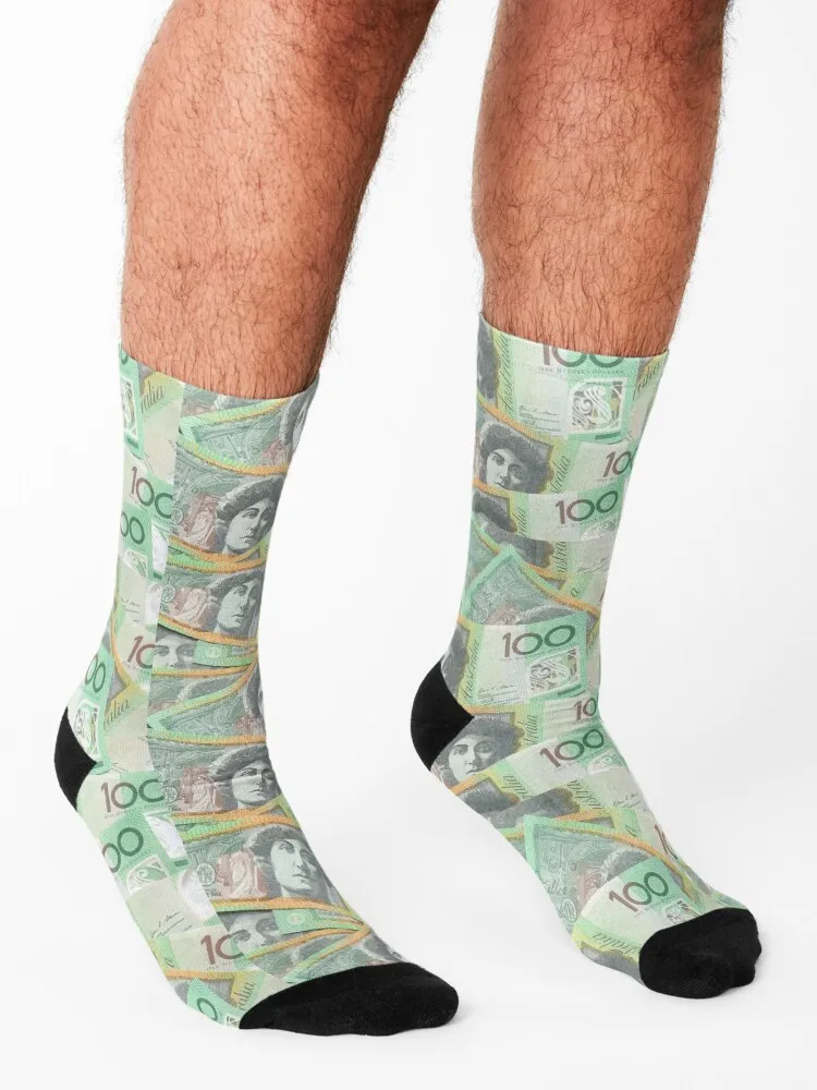 Australian 100 dollars Socks short shoes Crossfit Heating sock Socks For Man Women's