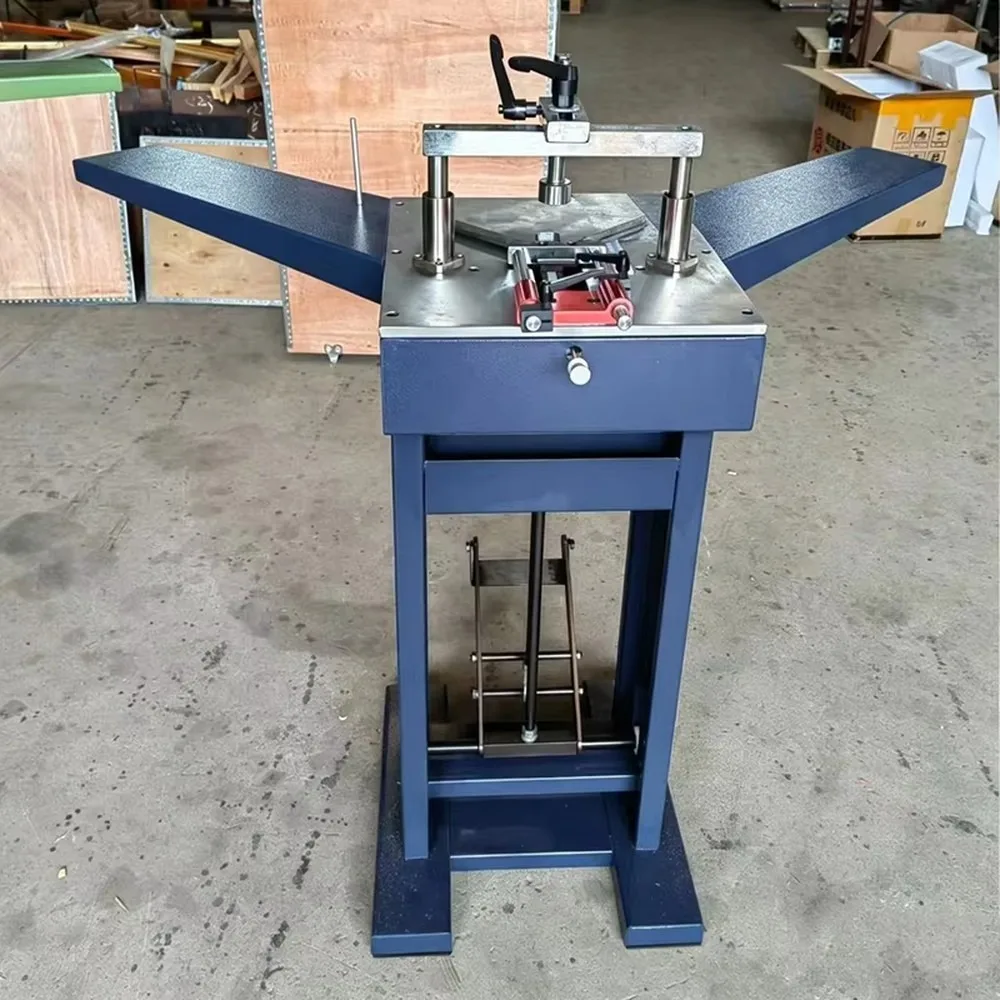 Pneumatic Picture Frame Joint Machine Foot Operated Underpinner Joiner For Wood Frame Assembly Framing Business