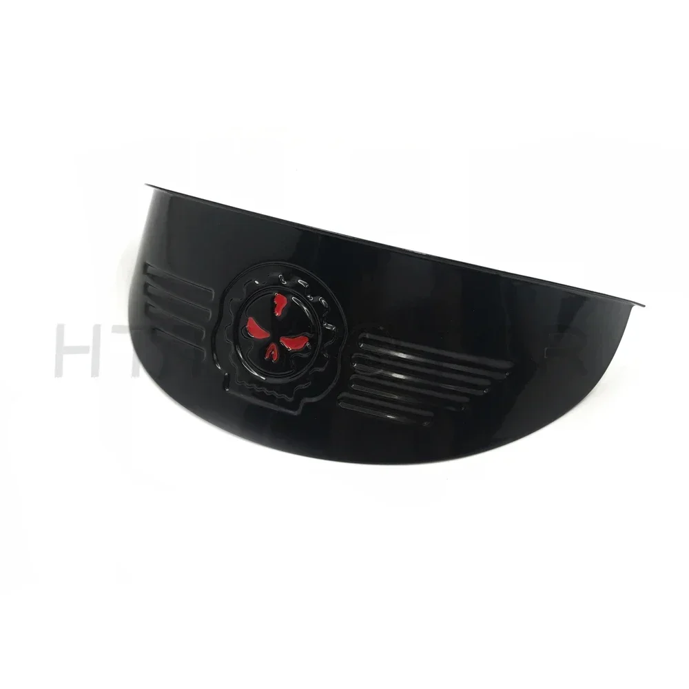 Motoraccessoires 7 ''Koplamp Vizier Voor Yamaha Road Royal V Star Virago Honda Cruisers Zwart
