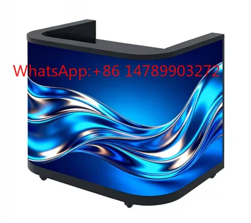 All-in-One Plug Play LED DJ Booth No Assembly Needed for Mall Retail Bar Reception