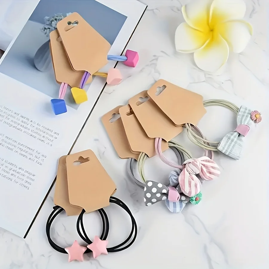 100pcs Rigid Jewelry Display Cards for Retail Packaging