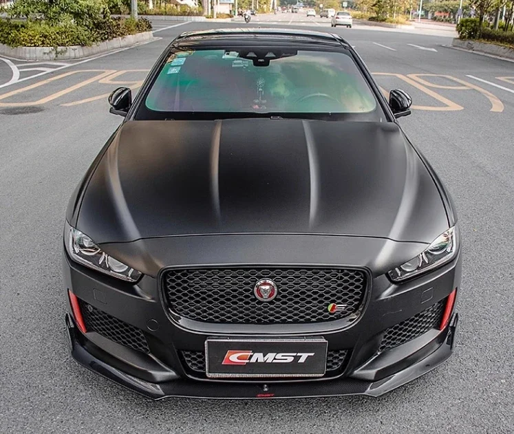 High quality Body kit for Jaguar XE/XEL upgrade CMST style Carbon fiber Front lip Side skirts Rear diffuser Perfect Fit Body kit