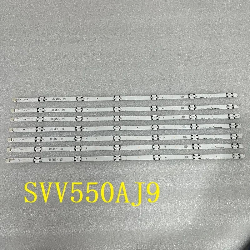 LED Backlight strip For SVV550AJ9 Vestel_V15_55INCH_FHD Toshiba 55L3763DG Hitachi 55HB16T72UA 55HB6T62U 55HB6T72U TV LT-55C760