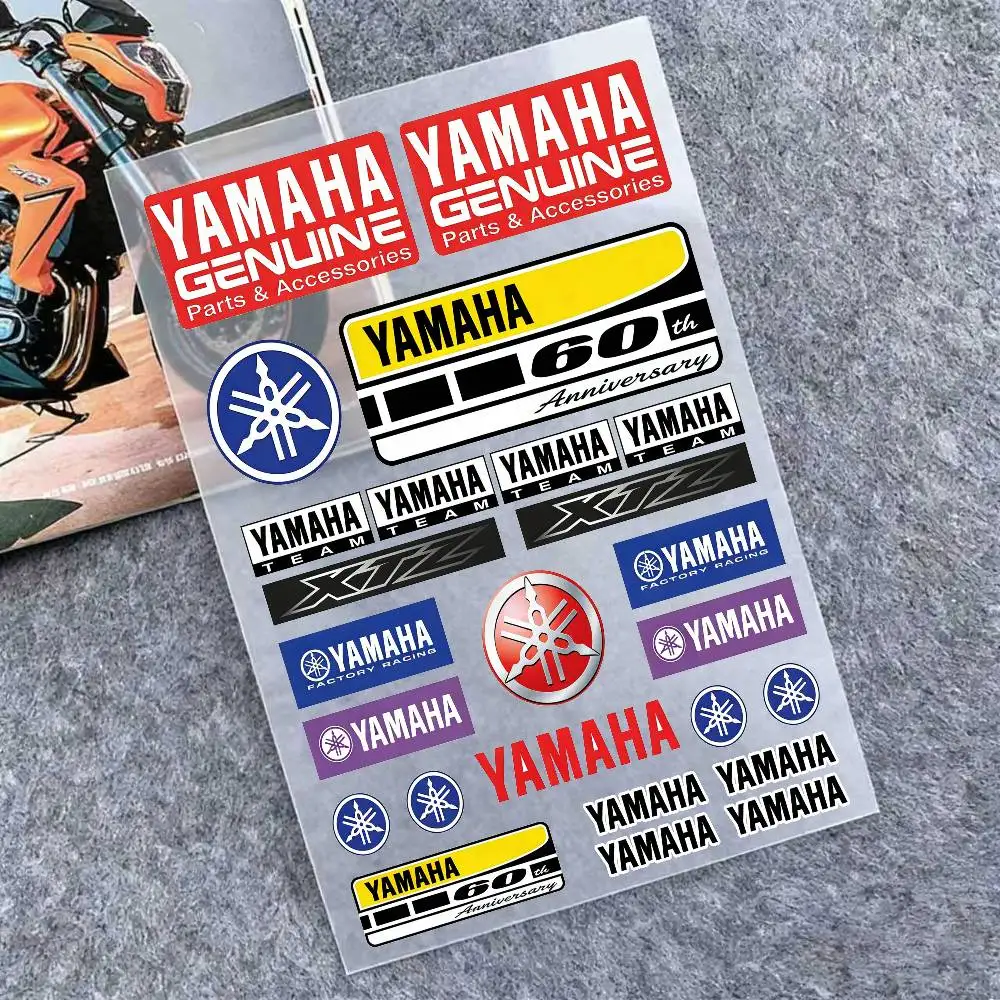 

Светоотражающие наклейки для мотоциклов Yamaha, 3M, предупреждающие о безопасности в темноте, для шлемов скутеров