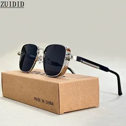 Gafas De Sol Steampunk para Hombre, Gafas De Sol cuadradas Vintage para mujer, Gafas De moda Punk 20224, Dropshipping, Gafas De Sol para Hombre Okulary